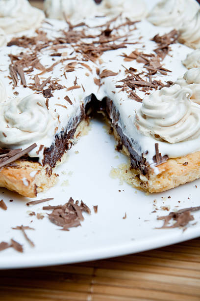 istock Delicious cake with chocolate and meringue 176117550