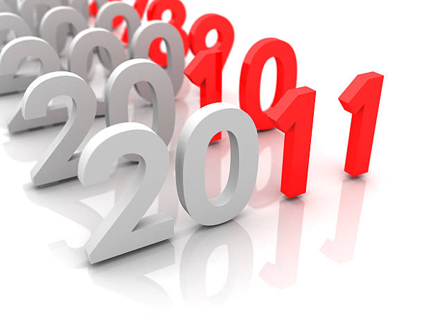 istock New year 2011 and old 2010,2009,2008... 176117815