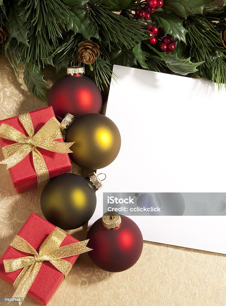 Christmas Card - Lizenzfrei Band Stock-Foto