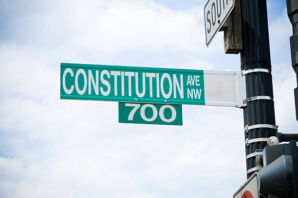 istock Constitution Avenue Street Sign 176118005