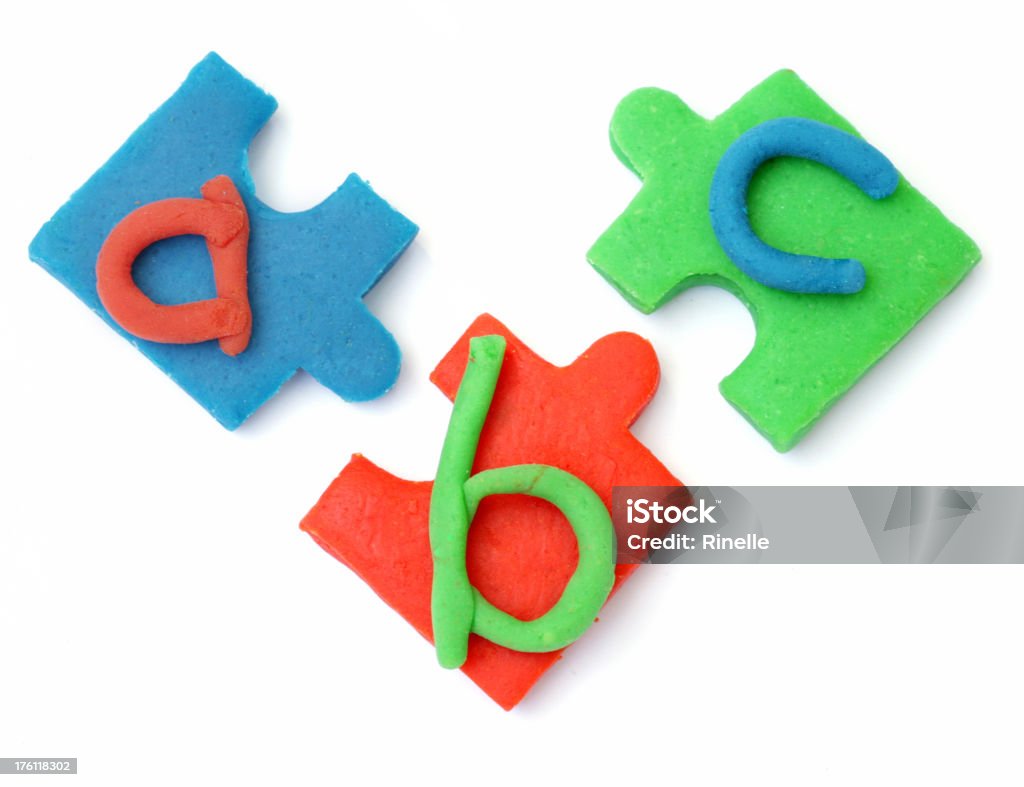 Puzzle di ABC - Foto stock royalty-free di Alfabeto