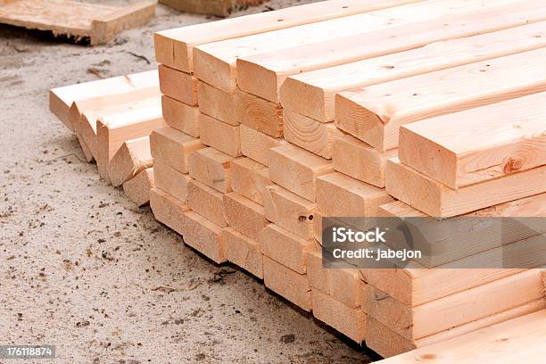 Stack Of Wood Stock Photo - Download Image Now - Beginnings, Built Structure, Carpentry