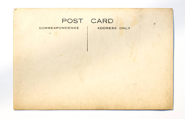istock Rear Of Old Postcard From 1931 176119191