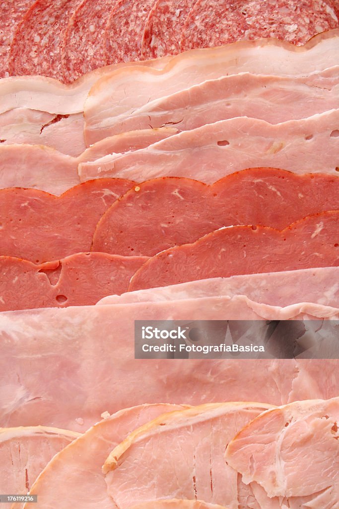 Rodajas de carne - Foto de stock de Con textura libre de derechos