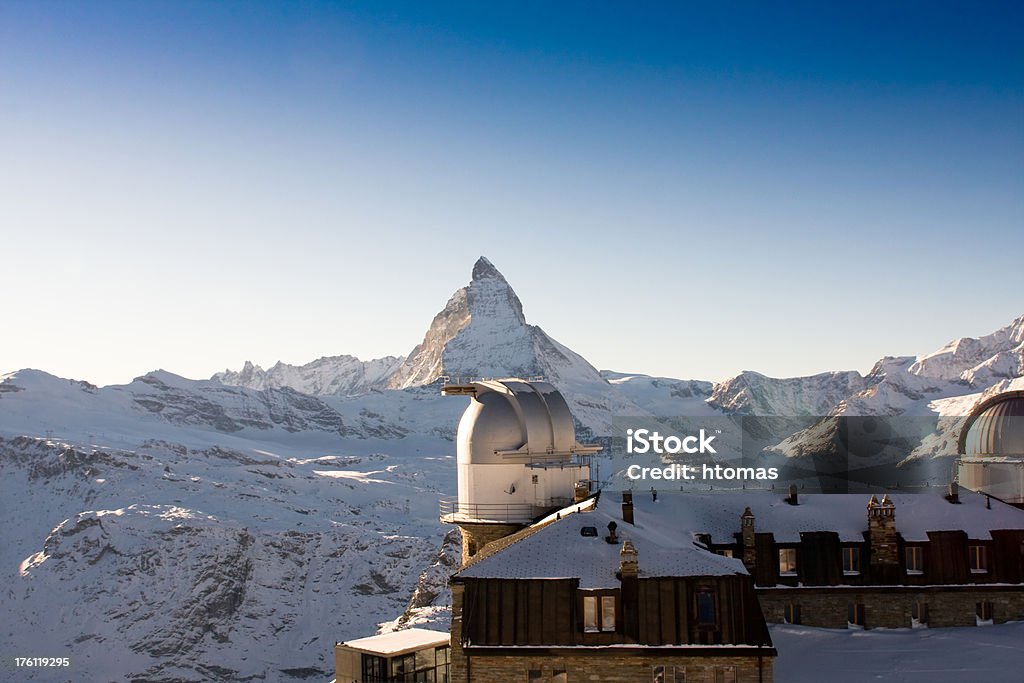 Osservatorio gornergrat - Foto stock royalty-free di Alpi