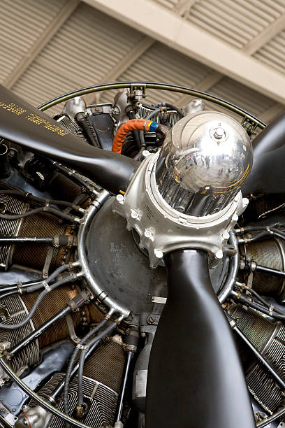 istock HIstoric Aircraft Radial Engine 176119422