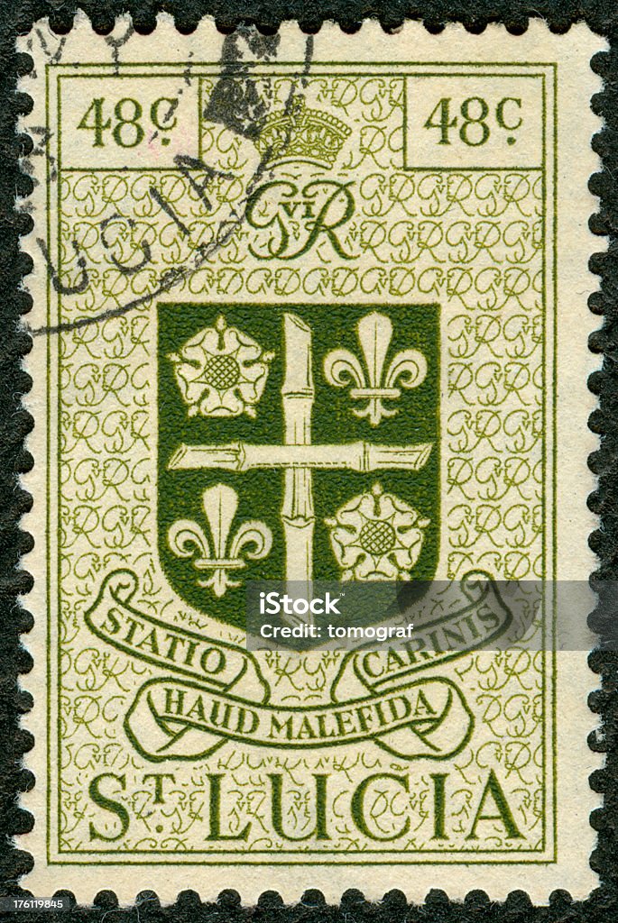 Francobollo postale - Foto stock royalty-free di Antico - Vecchio stile