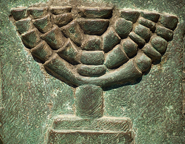 istock Menorah in an old tomb 176120703