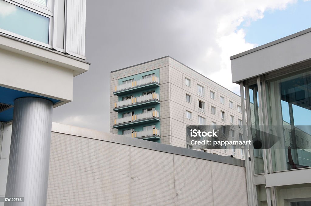 Mieszkania (appartment budynków w dawnym Berlinie Wschodnim - Zbiór zdjęć royalty-free (Berlin Wschodni)