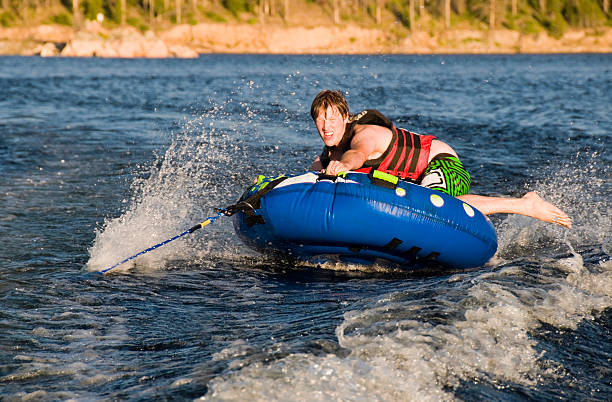 istock Tubing on a Lake 176120826