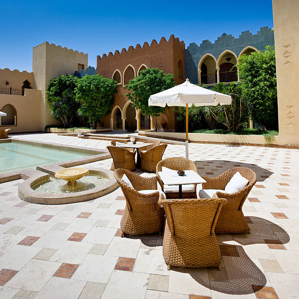 istock Arabian Luxury Outdoor Patio Cafe 176120928