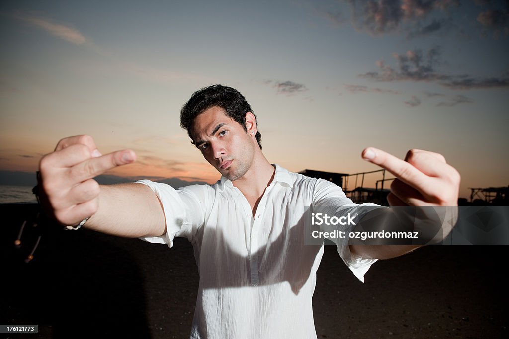 Multipel Middle Finger Double Middle Finger Stock Photo - Download Image Now - Adolescence ...