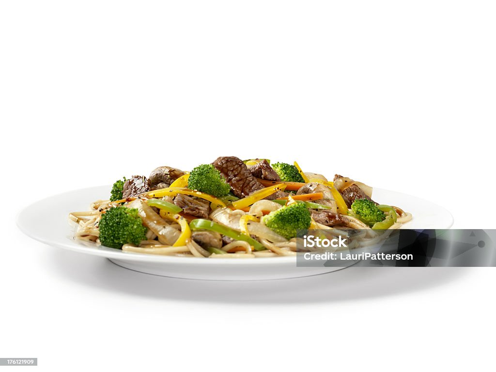 Sichuan manzo con Noodle - Foto stock royalty-free di Manzo