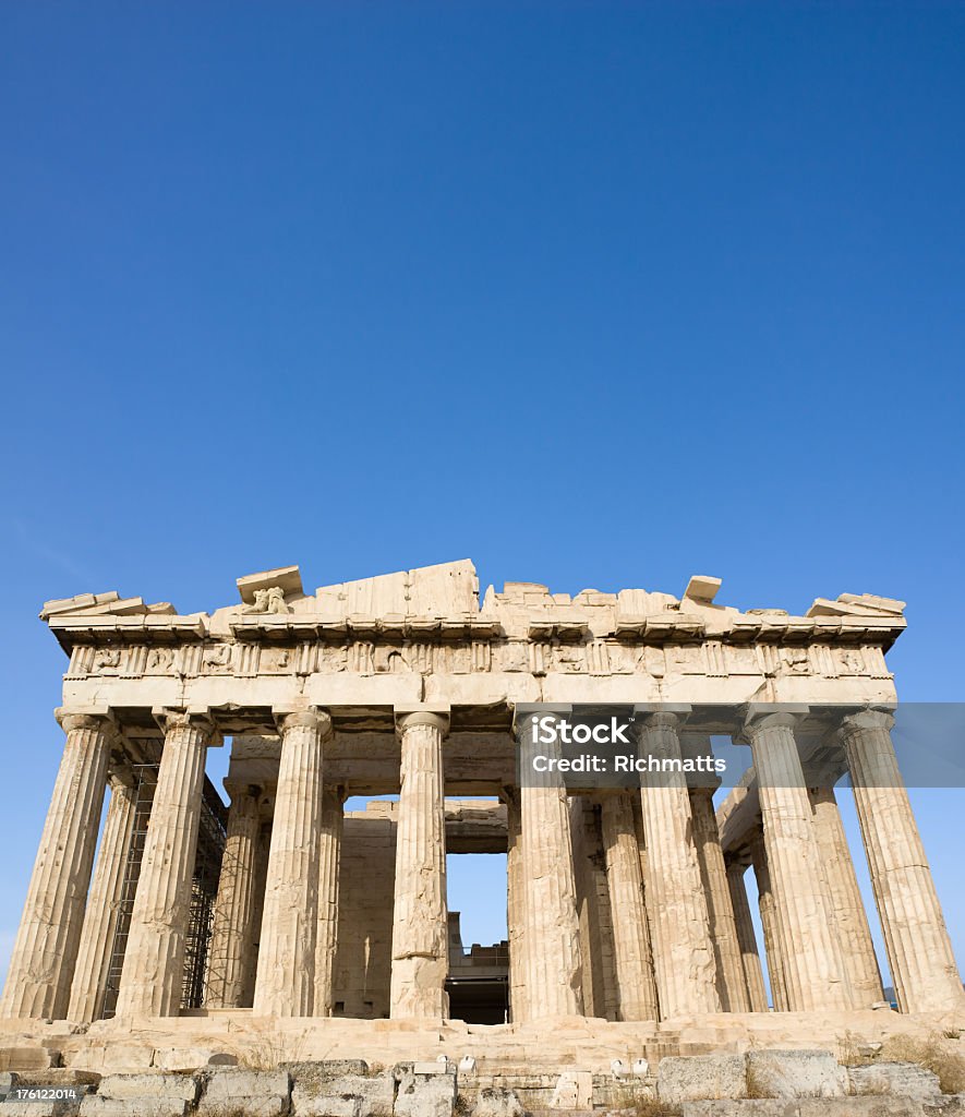 A Acrópole, o Partenon, em Atenas - Foto de stock de Acrópole - Atenas royalty-free