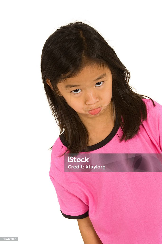 Dziecko twarzy Expresssion serii - Zbiór zdjęć royalty-free (6-7 lat)