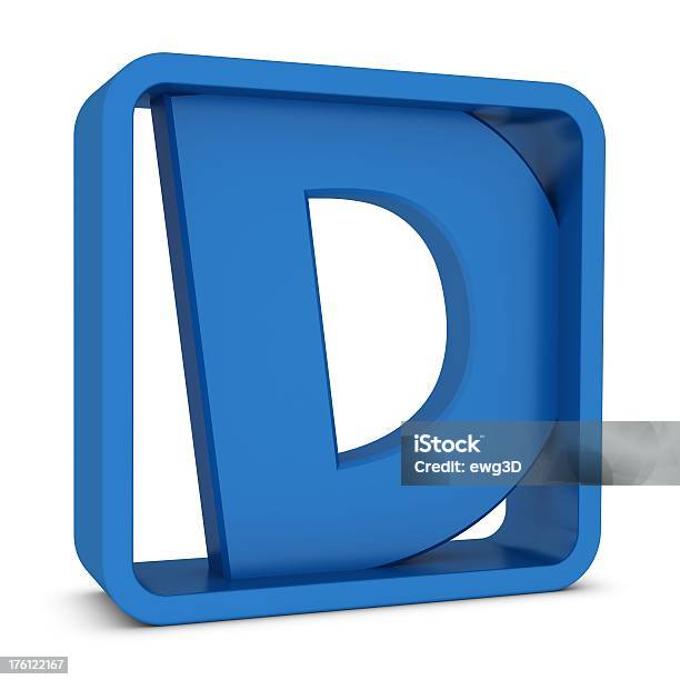Letter D Stock Photo - Download Image Now - Letter D, Three Dimensional, Abstract