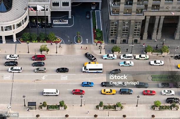 Photo libre de droit de Chicagowacker Drive Audessus De banque d'images et plus d'images libres de droit de Centre-ville - Centre-ville, Chicago - Illinois, Chicago Loop