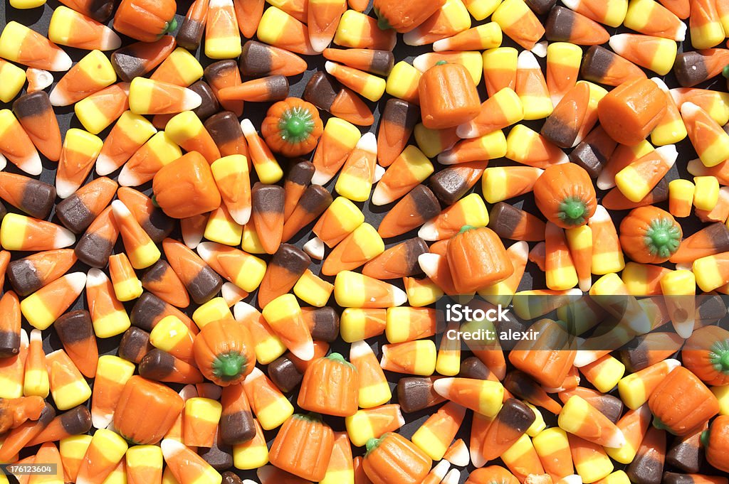 Candy Corns Background Colorful Candy Corns Background. Backgrounds Stock Photo