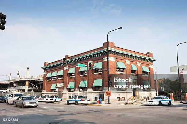 Chicago Vintage Estación Policial Foto de stock y más banco de imágenes de Comisaría - Comisaría, Aire libre, Arquitectura exterior