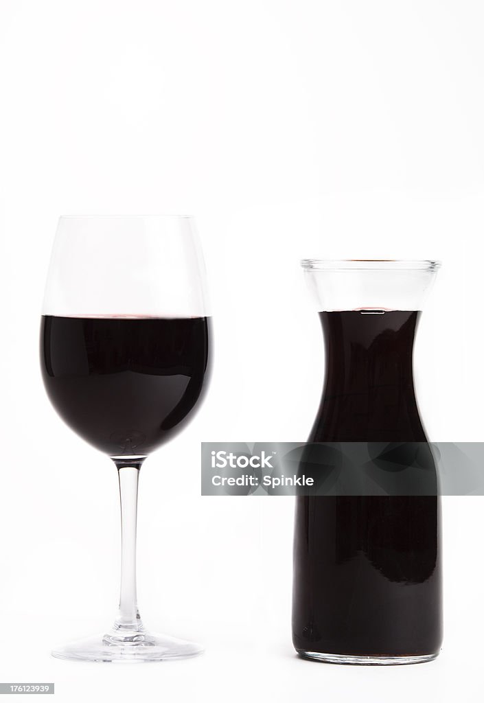 Wine glass Wine glass and decanter.More images you may like: Alcohol - Drink Stock Photo