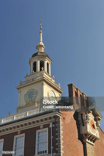 Independence Hall Stock Photo - Download Image Now - Architecture, Built Structure, Clock Tower