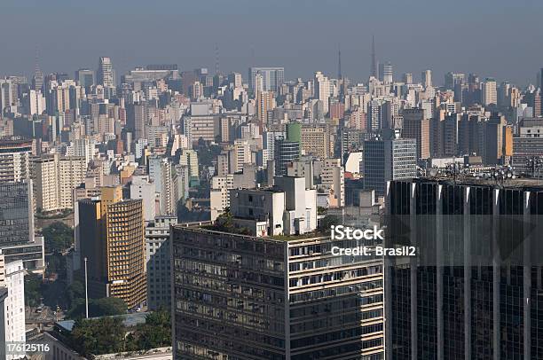 Inquinamento In Sao Paulo - Fotografie stock e altre immagini di Ambientazione esterna - Ambientazione esterna, America Latina, Appartamento