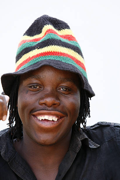 Portrait of an african man smiling.