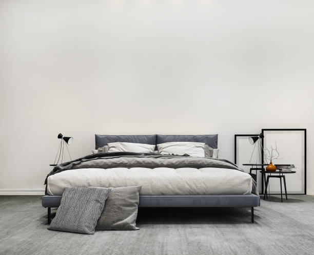 istock 3d rendering vintage minimal mock up bedroom with white background 1761257003