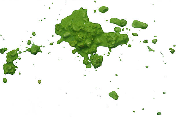Brilhante verde Glop - fotografia de stock