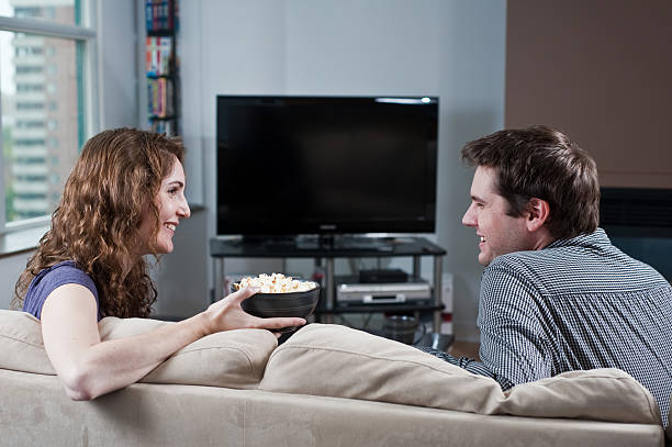 istock Couple watching a movie. 176126064