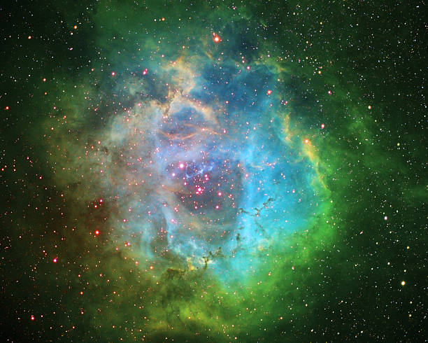 A nebulosa Roseta - foto de acervo