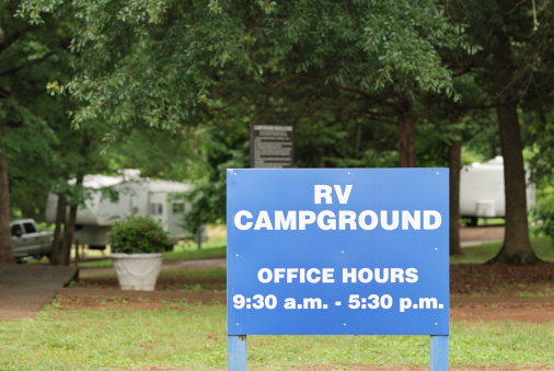 RV Campground Sign