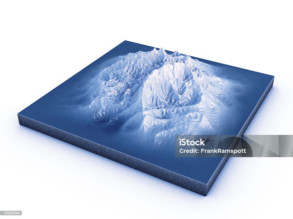 Góra śniegu sporządzania Model - Zbiór zdjęć royalty-free (Model - obiekt)