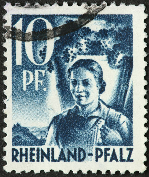 istock old Rheinland stamp 176127383