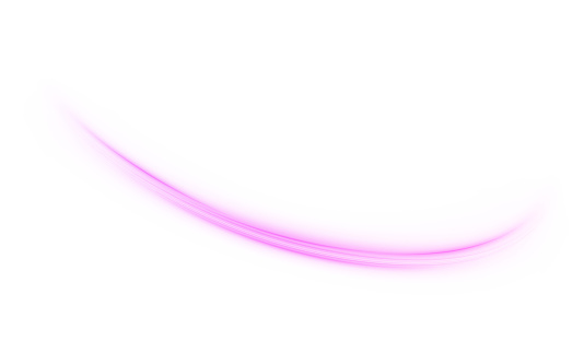 Luminous pink lines of speed. Background white. Abstract motion lines. Light trail wave, fire path trace line, car lights, optic fiber and incandescence curve twirl.