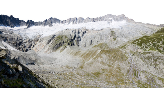 Panorama of the Damma Glacier (Dammagletscher) in Switzland. Adobe RGB