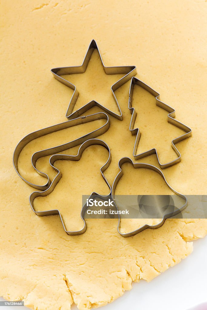 Schneiden Sie Weihnachten Kekse - Lizenzfrei Ausstechform Stock-Foto