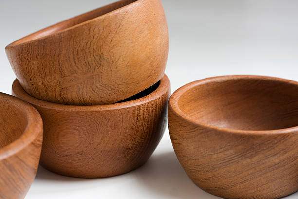 istock Handmade wooden bowls 176128710