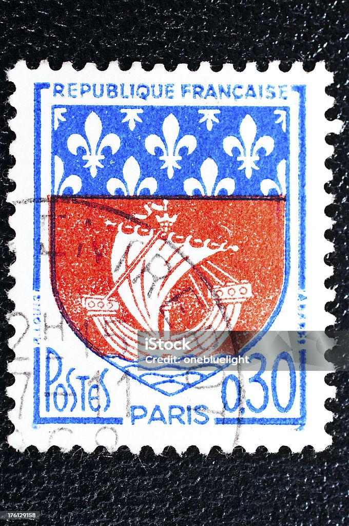 French stamp Stock photo of french postage stamp. Arts Culture and Entertainment Stock Photo