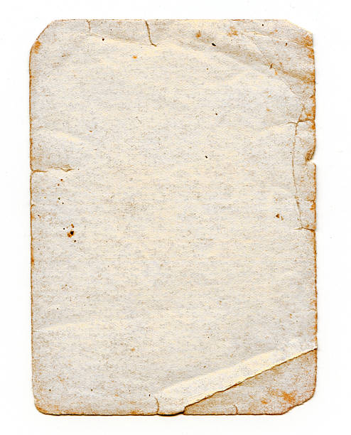 istock Damaged Old Vintage White Paper Background 176129873