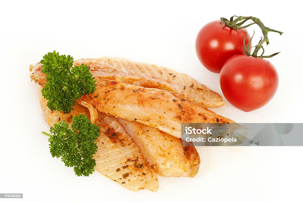 Filetes de peixes, frescos - Royalty-free Alimentação Saudável Foto de stock