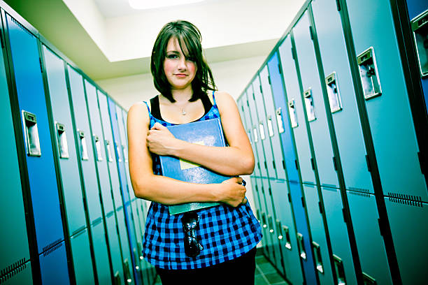 istock Teenage Student in School Locker Room 176130398