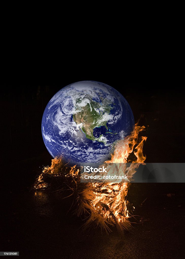 지구 온난화 (이미지 크기 XXL - 로열티 프리 지구본 스톡 사진