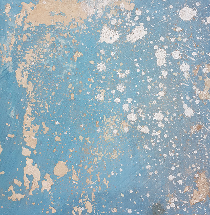 Old blue wall. Navy weathered board stucco plaster background