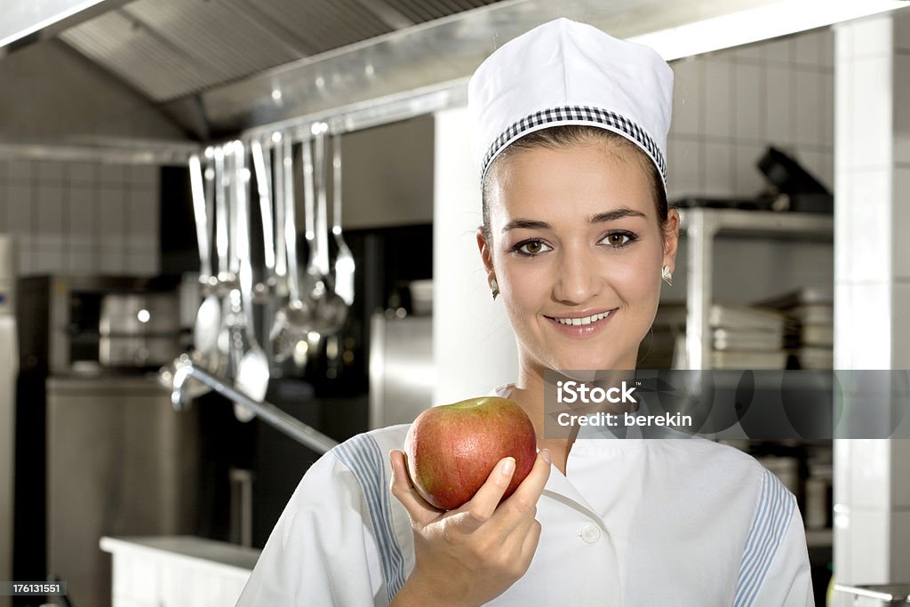 El Chef sugiere apple - Foto de stock de Abastecedor libre de derechos