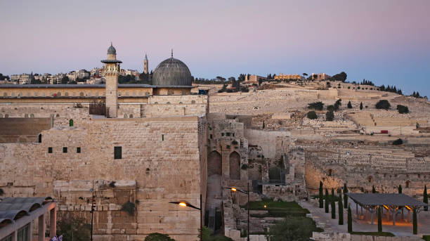 istock Jerusalem Old City View At Dusk 176132055