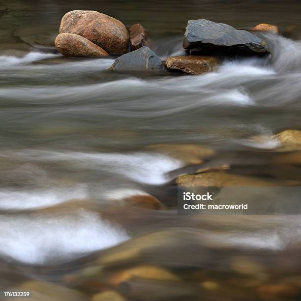Stones In A River Stock Photo - Download Image Now - Abstract, Autumn, Backgrounds