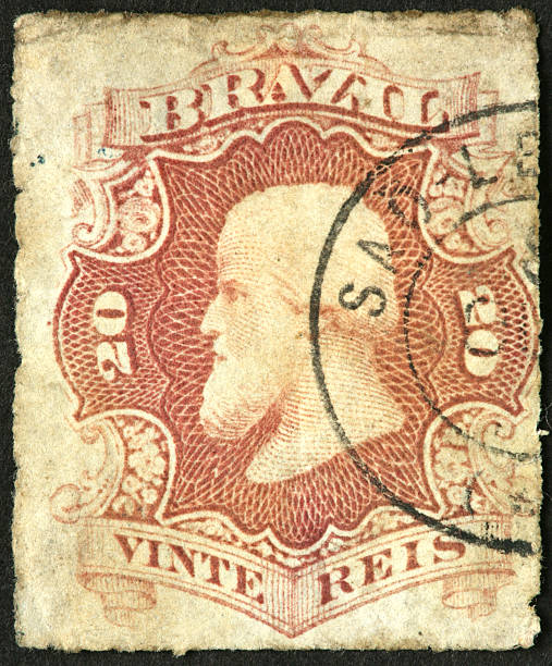 istock very old Brazilian stamp 176132610