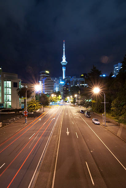 istock Auckland Sky Tower by night 176132621