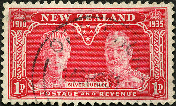 istock old New Zealand stamp 176132639